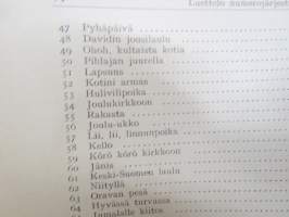 Kansakoulun lauluoppi - varsinaisen Kansakoulun laulukirja -teokseen liittyvä opettajalle tarkoitettu erillinen teos, jonka avulla edetään / opetetaan lauluja ym.