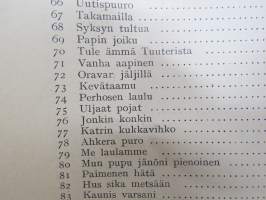 Kansakoulun lauluoppi - varsinaisen Kansakoulun laulukirja -teokseen liittyvä opettajalle tarkoitettu erillinen teos, jonka avulla edetään / opetetaan lauluja ym.