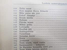 Kansakoulun lauluoppi - varsinaisen Kansakoulun laulukirja -teokseen liittyvä opettajalle tarkoitettu erillinen teos, jonka avulla edetään / opetetaan lauluja ym.