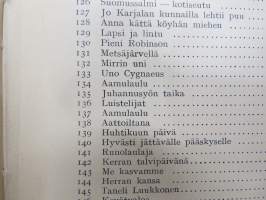 Kansakoulun lauluoppi - varsinaisen Kansakoulun laulukirja -teokseen liittyvä opettajalle tarkoitettu erillinen teos, jonka avulla edetään / opetetaan lauluja ym.