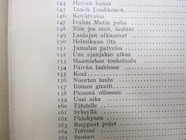 Kansakoulun lauluoppi - varsinaisen Kansakoulun laulukirja -teokseen liittyvä opettajalle tarkoitettu erillinen teos, jonka avulla edetään / opetetaan lauluja ym.