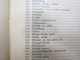 Kansakoulun lauluoppi - varsinaisen Kansakoulun laulukirja -teokseen liittyvä opettajalle tarkoitettu erillinen teos, jonka avulla edetään / opetetaan lauluja ym.