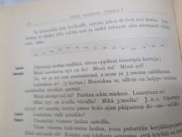 Kansakoulun lauluoppi - varsinaisen Kansakoulun laulukirja -teokseen liittyvä opettajalle tarkoitettu erillinen teos, jonka avulla edetään / opetetaan lauluja ym.