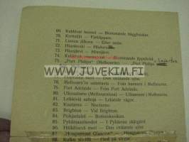 Fred. A. Palmros´in Taidenäyttely &quot;Tyypillinen Austraalia&quot; Heimolassa -näyttelyluettelo