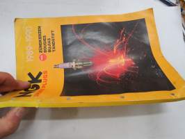 NGK Spark Plugs 1989-1990 -sytytystulppaluettelo