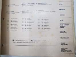 Starla 1982 Pakoputket / pakoputkistot ja tarvikkeet -kuvasto / exhaust pipe catalog