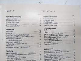 Deutz FL 511/W Betriebsanleitung - Instruction Manual -käyttöohjekirja englanniksi ja saksaksi