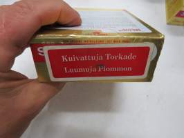 Sunsweet Large California Prunes -avaamaton tuotepakkaus arviolta 1970-luvun alusta, hinta ollut 2,86 mk