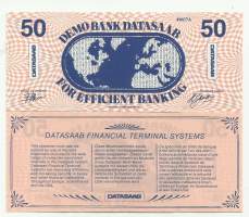 Pankkiautomaatin testiseteli / Demo Bank Datasaab - For Efficient Banking  50