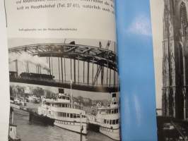 Köln -matkailuesite / travel brochure