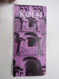 Köln -matkailuesite / travel brochure