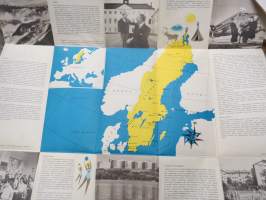 Ruotsi - maa, kansa, historia, luonnonrikkaudet, talouselämä, hallitus, sosiaalinen lainsäädäntö, kulttuurielämä -matkailuesite / travel brochure
