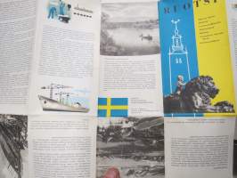 Ruotsi - maa, kansa, historia, luonnonrikkaudet, talouselämä, hallitus, sosiaalinen lainsäädäntö, kulttuurielämä -matkailuesite / travel brochure