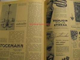 Kotiliesi 1937 nr 17, 1.9.1937, Kansikuva Martta Wendelin, Emäntä Vilhelmiina Syrjälä - Heinola -Härkälä, Pelkäävätkö pikkulapset koulua?, Kotitaolusmestaritutkinto