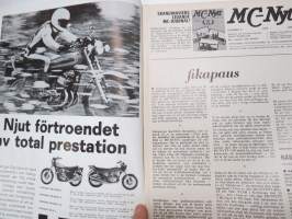 MC-Nytt 1973 nr 4, Guzzi 850, Dunstall, Monark 125 TS, Yamaha TX 750, Morini motorn, Benelli story, etc.