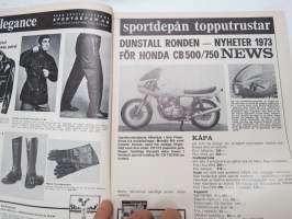 MC-Nytt 1973 nr 4, Guzzi 850, Dunstall, Monark 125 TS, Yamaha TX 750, Morini motorn, Benelli story, etc.