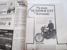 MC-Nytt 1973 nr 4, Guzzi 850, Dunstall, Monark 125 TS, Yamaha TX 750, Morini motorn, Benelli story, etc.