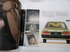 Peugeot 505 1980 -myyntiesite / sales brochure