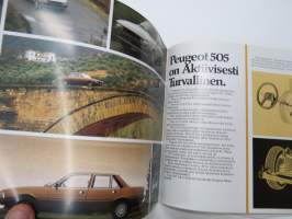 Peugeot 505 1980 -myyntiesite / sales brochure
