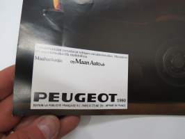 Peugeot 505 1980 -myyntiesite / sales brochure