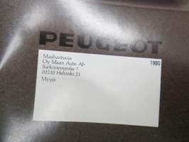 Peugeot 104 1980 -myyntiesite / sales brochure