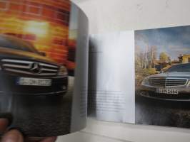 Mercedes-Benz C-sarja 2009 -myyntiesite / sales brochure