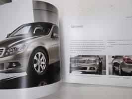 Mercedes-Benz C-sarja 2009 -myyntiesite / sales brochure