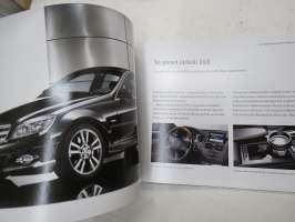 Mercedes-Benz C-sarja 2009 -myyntiesite / sales brochure