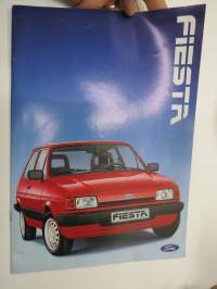 Ford Fiesta 1986 -myyntiesite / sales brochure