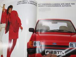 Ford Fiesta 1986 -myyntiesite / sales brochure