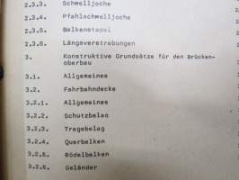 A 052/1/008 Militärischer Brückenbau -itäsaksalainen pioneeritoiminnan - siltarakentamisen ohjesääntökirja