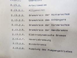 A 052/1/117 Universalpioniermaschine DOK-M Beschreibung und Nutzung -itäsaksalainen pioneerijoukkojen traktorin / työkoneen tekniset ominaisuudet ja käyttöohjeet