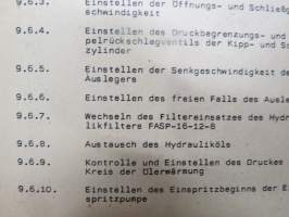 A 052/1/117 Universalpioniermaschine DOK-M Beschreibung und Nutzung -itäsaksalainen pioneerijoukkojen traktorin / työkoneen tekniset ominaisuudet ja käyttöohjeet