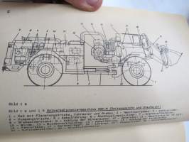 A 052/1/117 Universalpioniermaschine DOK-M Beschreibung und Nutzung -itäsaksalainen pioneerijoukkojen traktorin / työkoneen tekniset ominaisuudet ja käyttöohjeet