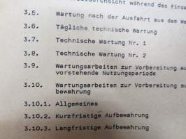A 052/1/206 Bugsierboot BMK 150M Beschreibung und Nutzung -itäsaksalainen pioneerijoukkojen moottoriveneen / hinaajan tekniset ominaisuudet ja käyttöohjeet