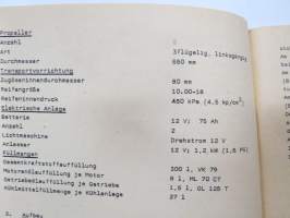 A 052/1/206 Bugsierboot BMK 150M Beschreibung und Nutzung -itäsaksalainen pioneerijoukkojen moottoriveneen / hinaajan tekniset ominaisuudet ja käyttöohjeet