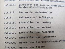 A 051/1/208 - Schützenpanzerwagen 152W1 - Nutzung -itäsaksalainen panssarivaunujen käyttöohje
