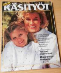 Uudet Käsityöt N:o 6 Kesäkuu 1991 neuleita, ompelua, virkkausta, kirjontaa, sisustusideoita
