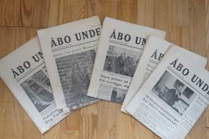 Åbo Underrättelser  1959  16, 17, 18, 24 ja 28.12 yht 5 lehteä