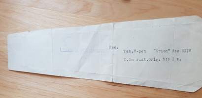 Kallion Apteekki, 1955, resepti signatuuri