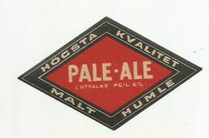 Högsta kvalitet Pale-Ale malt humle - vanha  olutetiketti