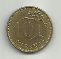 10  markkaa  1962