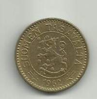 10  markkaa  1962