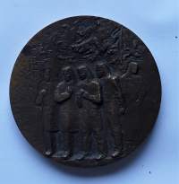 Itsenäinen Suomi LXX, 1987 mitali  ( Toivo Jaatinen ) ,   taidemitali 70 mm
