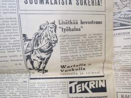 Kuluttajain Lehti 1936 nr 15-16, &quot;Moskova&quot;-kortti edistysmielistä osuuskauppaa vastaan, OTK puvut, Singapore - ihmistyyppejä ja muotia, Suomalaisesta aapeluksesta...