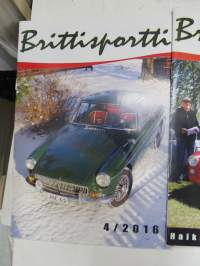 Brittisportti (MG Car Club of Finland) -kerholehti 5 kpl yhdessä