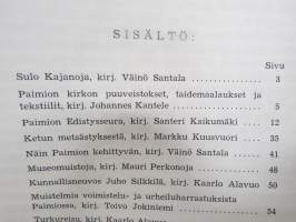 Paimio-Seuran vuosikirja II 1962