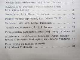 Paimio-Seuran vuosikirja II 1962