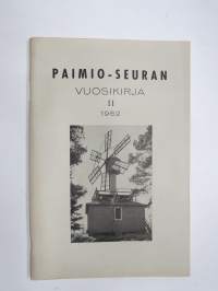 Paimio-Seuran vuosikirja II 1962