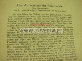 Der Aufkommen der Pulverwaffe